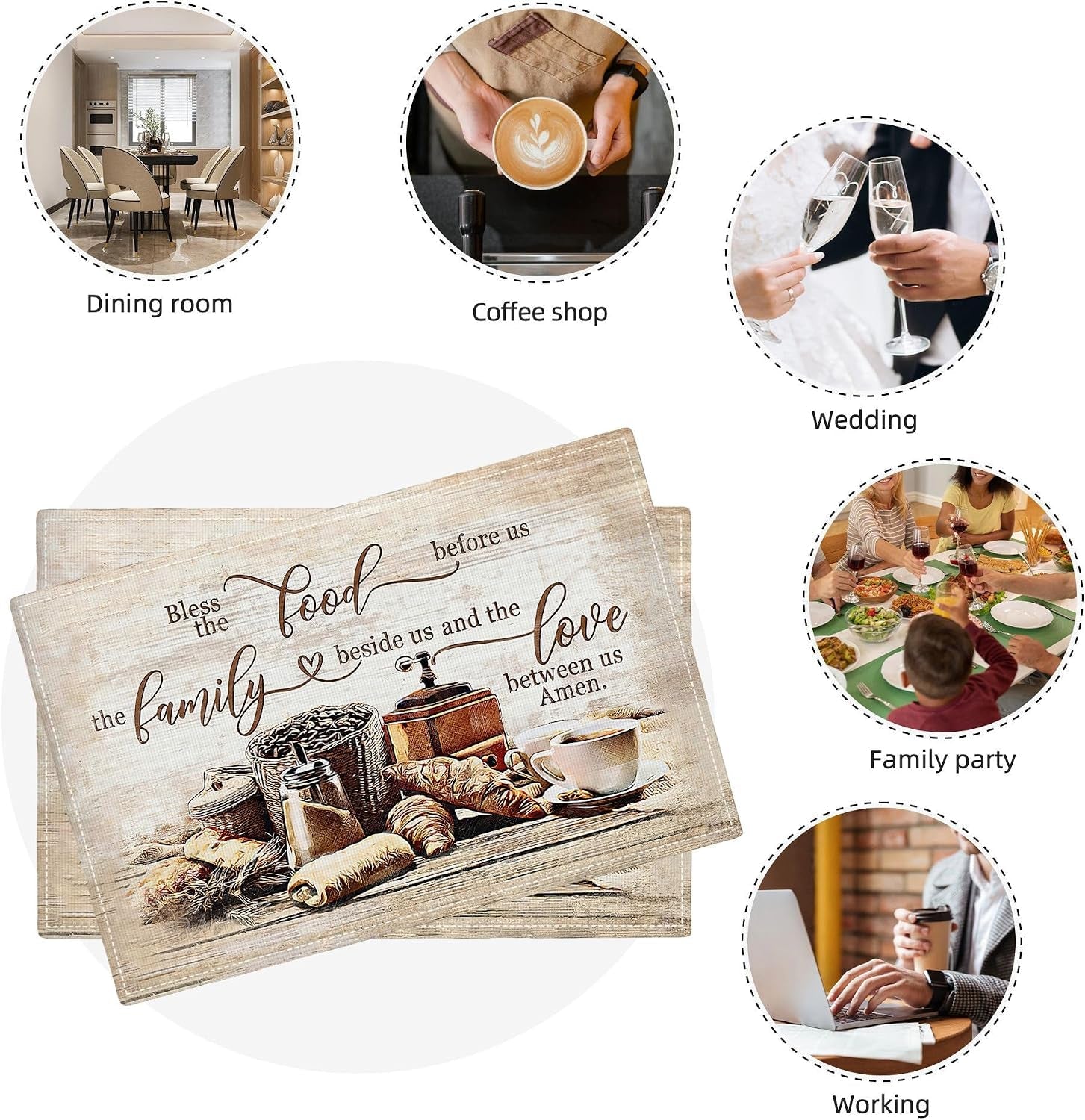 christian-coffee-placemats-set-of-4-bless-the-food-before-us-place-mats-religious-table-mats-for-kitchen-dining-table-kitchen-decor-linen-12x18-inch