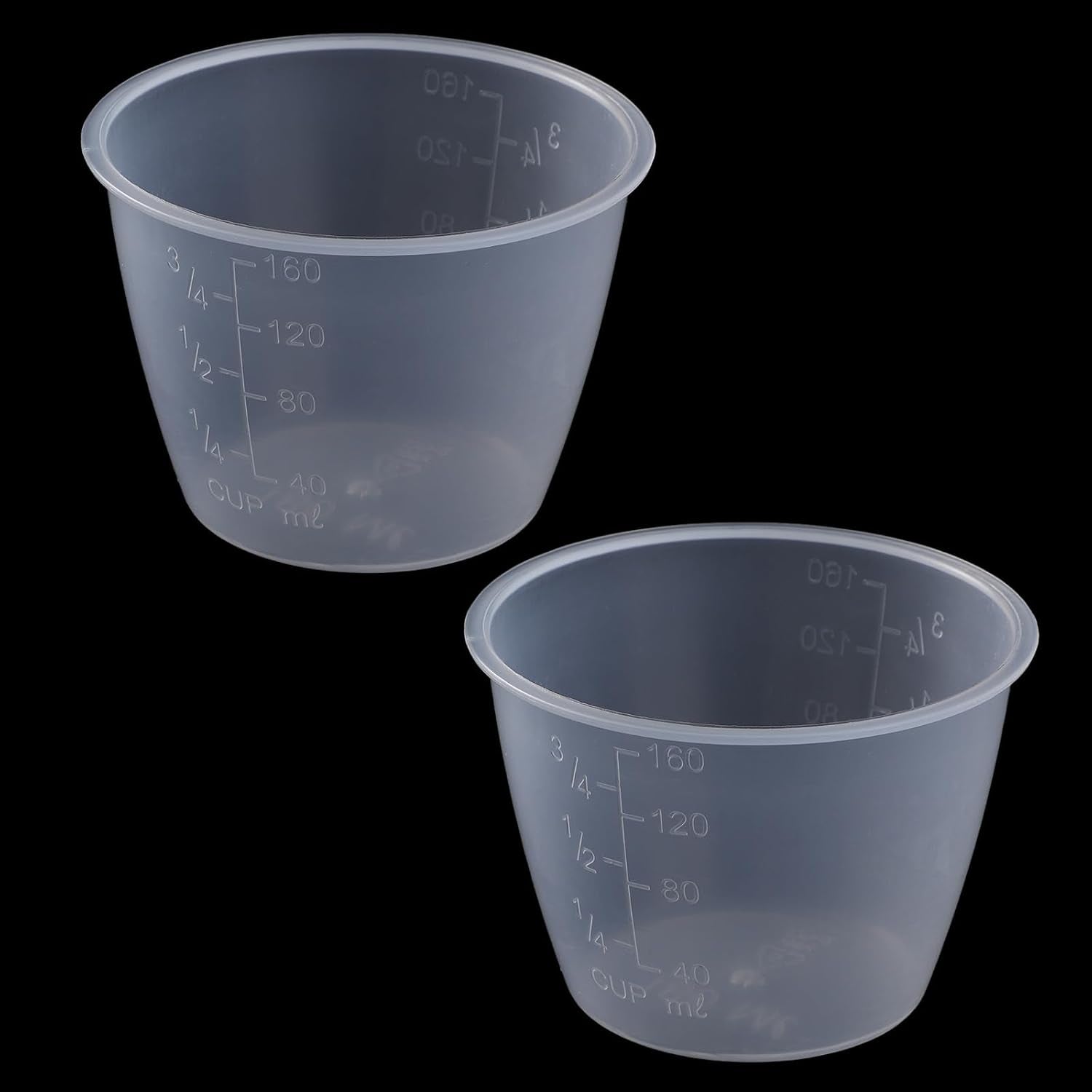 2-pieces-transparent-rice-measuring-cups-160ml-3-4-cup-rice-cooker-cups-plastic-double-scale-small-laundry-measuring-rices-cup-replacement-for-cooking-dog-cat-food-measurings