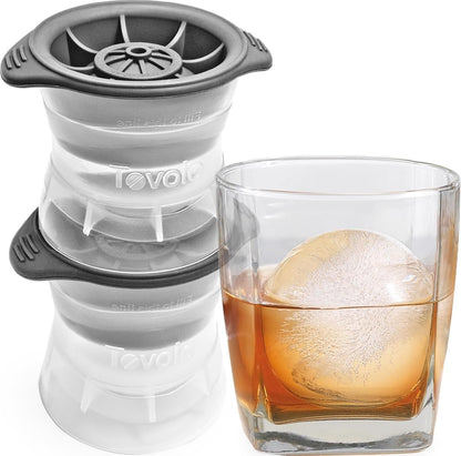 Craft Ice Sphere Molds for Whiskey & Cocktails, Set of 2, Large1