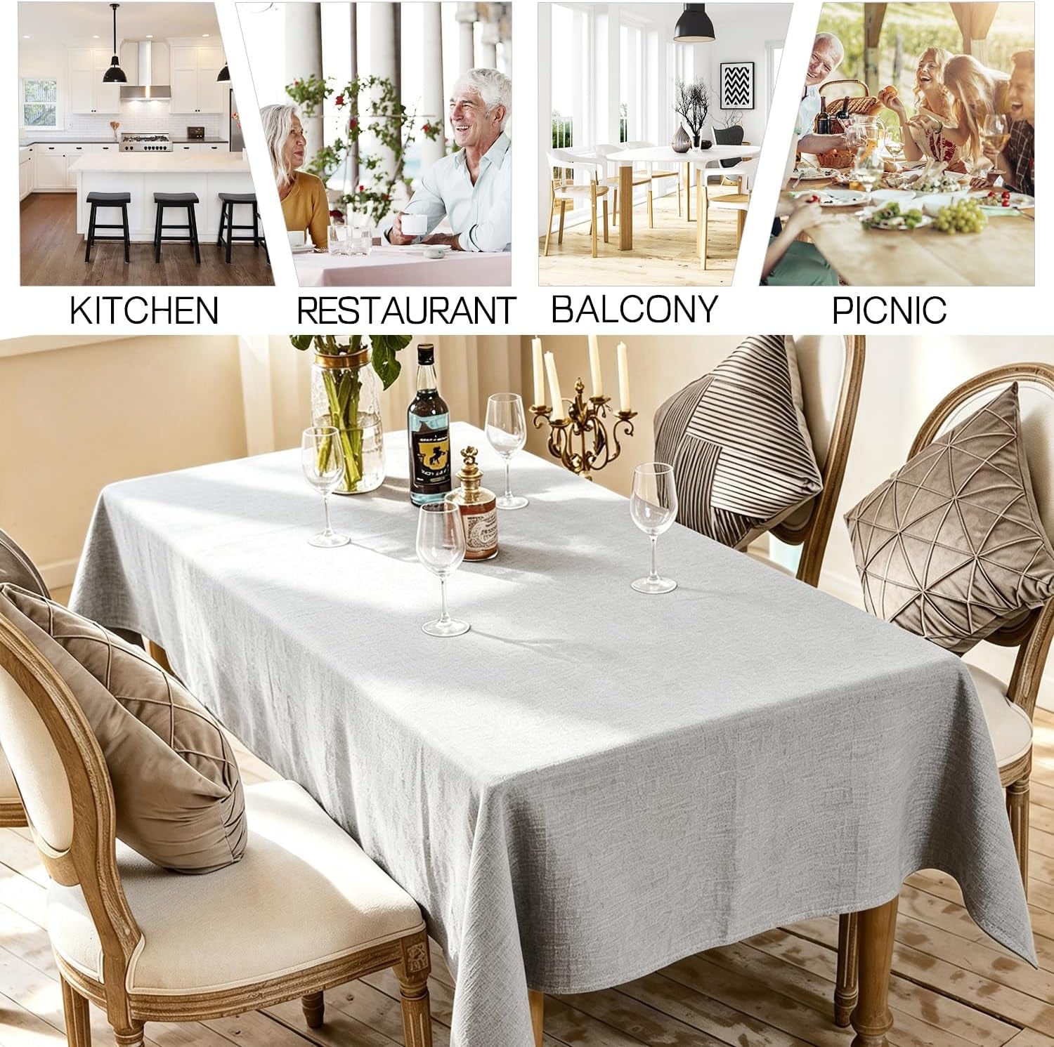 gray-tablecloth-rectangle-55x71-inch-waterproof-wipeable
