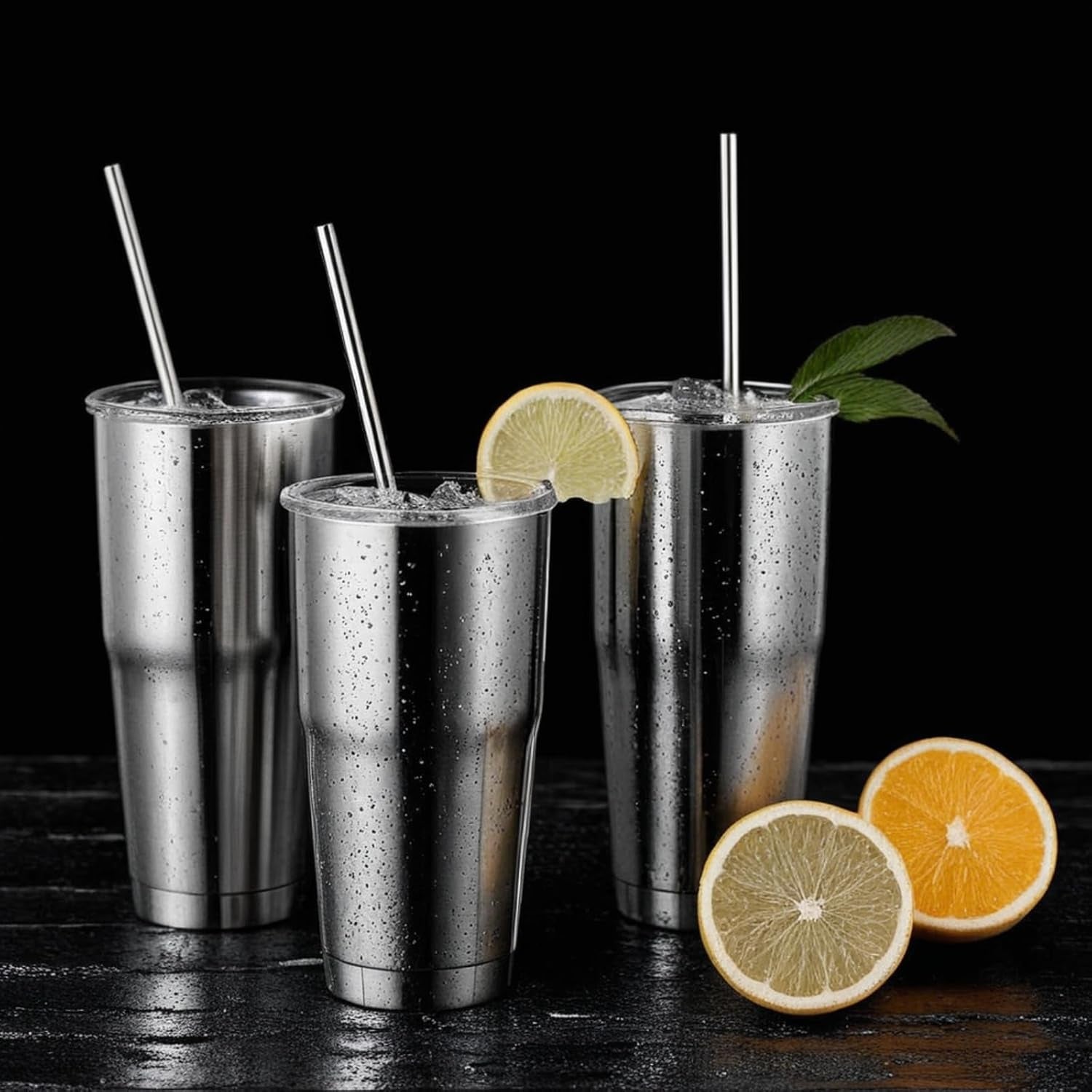 12-pack-of-reusable-stainless-steel-metal-straws-3-straight-3-bent-10-5-inch-and-3-straight-3-bent-8-5-inch-metal-straws-with-2-cleaning-brushes-for-20-24-30-oz-tumbler-dishwasher-safef