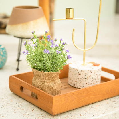 Babys Breath Artificial Flowers in Small Burlap Bag Vases 3Pcs -Gypsophila Faux Flowers Farmhouse Home Coffee Table Bookshelf Office Desk Decorations Kitchen Dining Room Fake Plants Indoor5