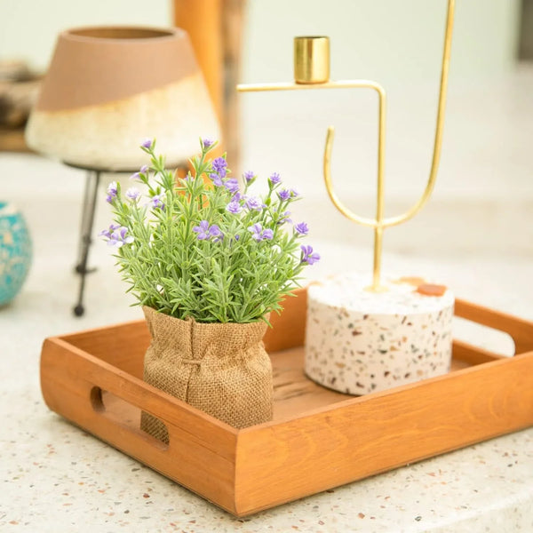 Babys Breath Artificial Flowers in Small Burlap Bag Vases 3Pcs -Gypsophila Faux Flowers Farmhouse Home Coffee Table Bookshelf Office Desk Decorations Kitchen Dining Room Fake Plants Indoor5