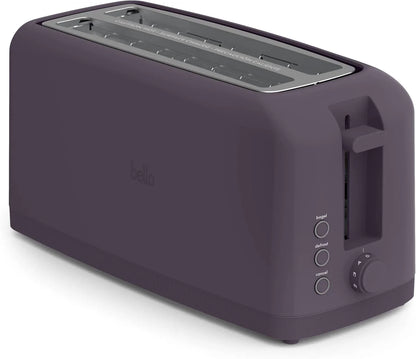 Fits-Anywhere™ Slim Toaster, 4 Slice Extra Long & Wide Slot, Plum1