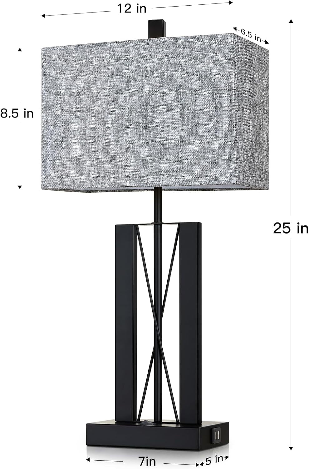 25-table-lamps-set-of-2-modern-table-lamp-for-living-room-with-2-usb-charging-ports-nightstand-geometric-industrial-bedside-lamp-with-gray-shade-for-bedrooms-end-table-decor-bulbs-included
