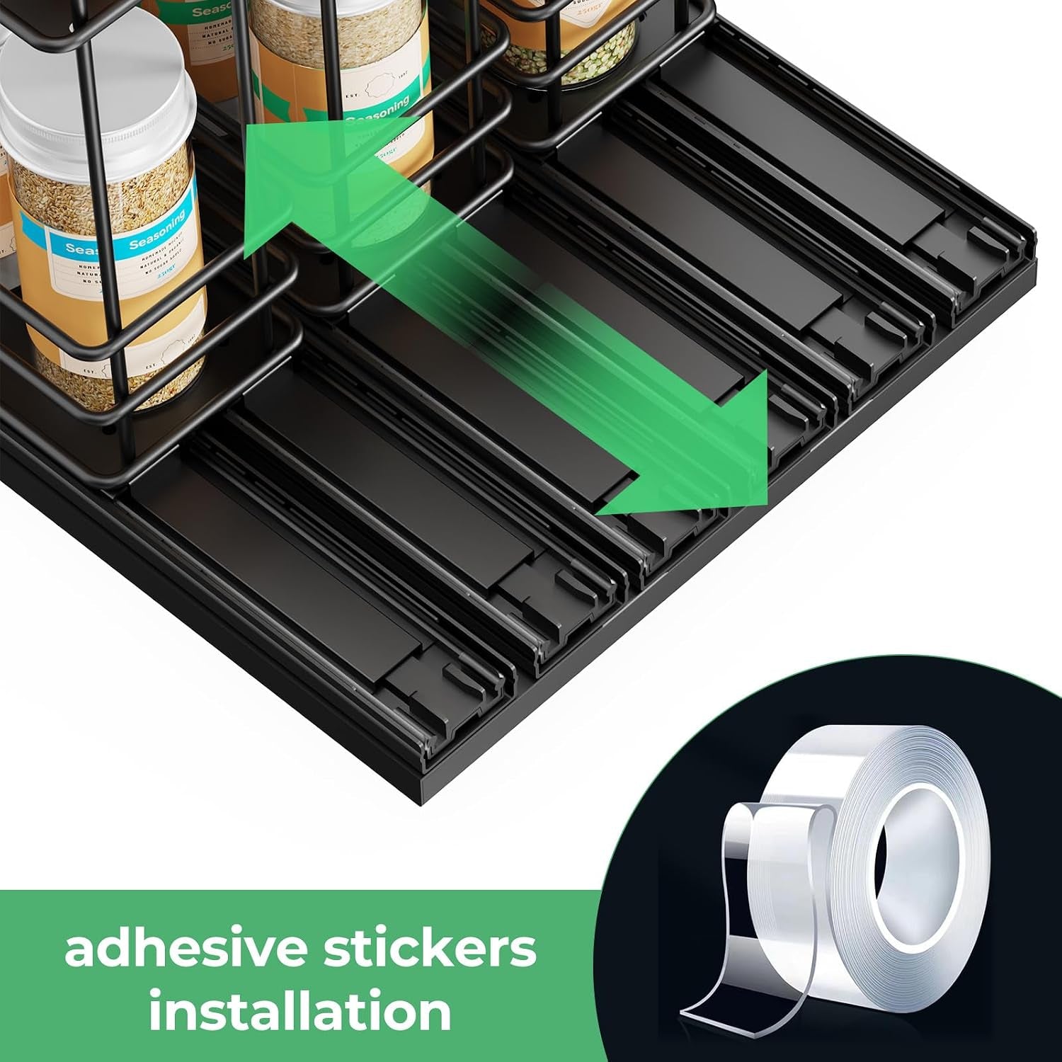 pull-out-spice-rack-organizer-for-cabinet-slide-out-spice-racks-easy-to-install-spice-cabinet-organizers-7-4-wx10-43-dx8-26-h-3-drawers-2-tiersblack