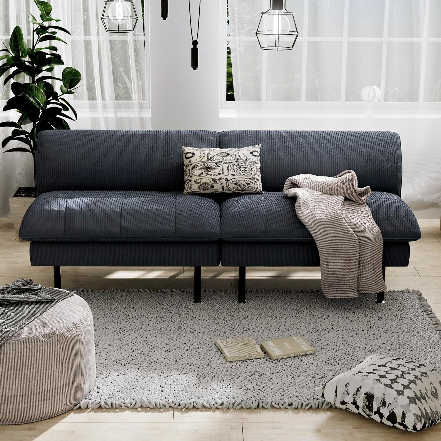 70-futon-sofa-bed-4-in-1-multi-function-couch-sleeper-with-adjustable-backrest-modern-convertible-futon-recliner-small-loveseat-for-living-room-office-grey