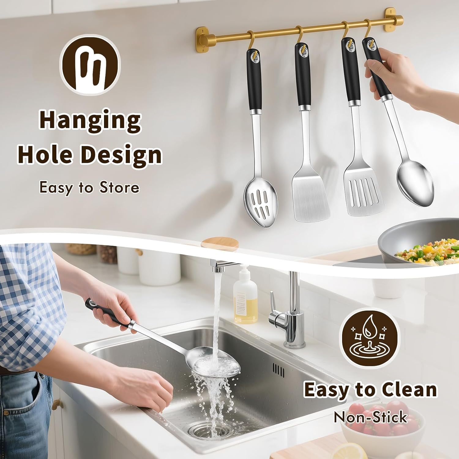 4-pcs-cooking-utensils-set-stainless-steel-kitchen-utensils-heat-resistant-metal-kitchen-tools-include-solid-slotted-turner-wok-spatula-serving-spoon-ergonomic-handle-easy-to-clean-silver