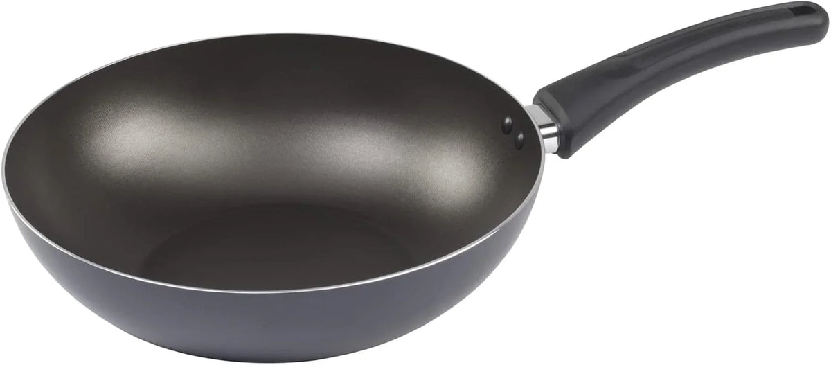 everyday-nonstick-11-inch-stir-fry-pan-deep-walled-skillet-for-easy-mixing-even-heating-aluminum-wok-ergonomic-handle-charcoal-silicone-lacquer-black-frying-pan