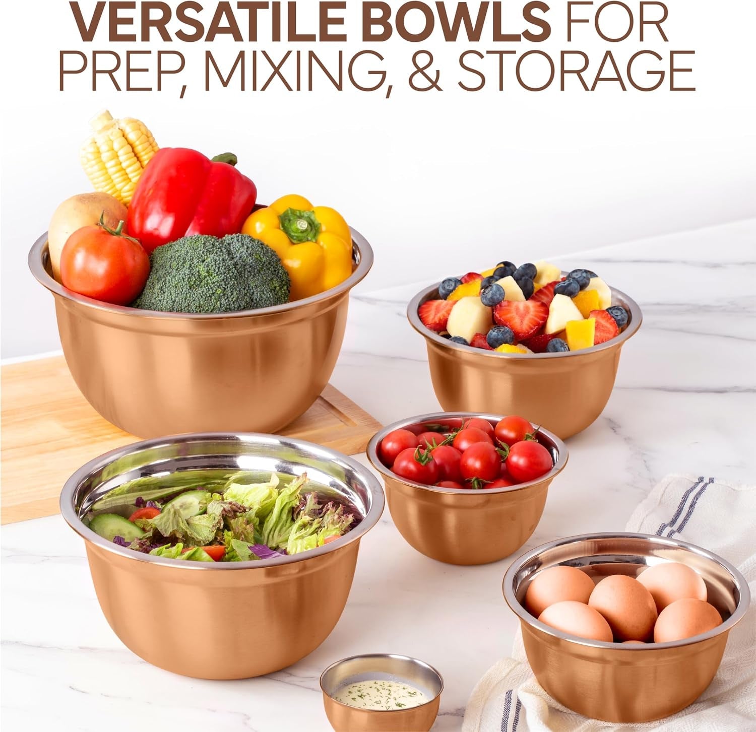 18-piece-mixing-bowls-set-with-airtight-lids-stainless-steel-bowl-organizers-food-storage-containers-meal-prep-nesting-salad-bowls-for-cooking-baking-kitchen-use-copper