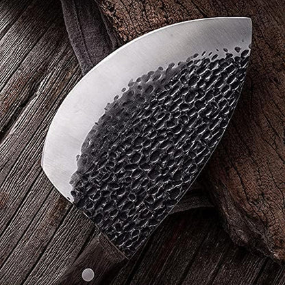 Meat Cleaver Knife, Professional Forged Fishing Butcher Knife Meat Cleaver Seafood Fish Knife Cooking Kitchen Knife Sharp Slaughter Tools7