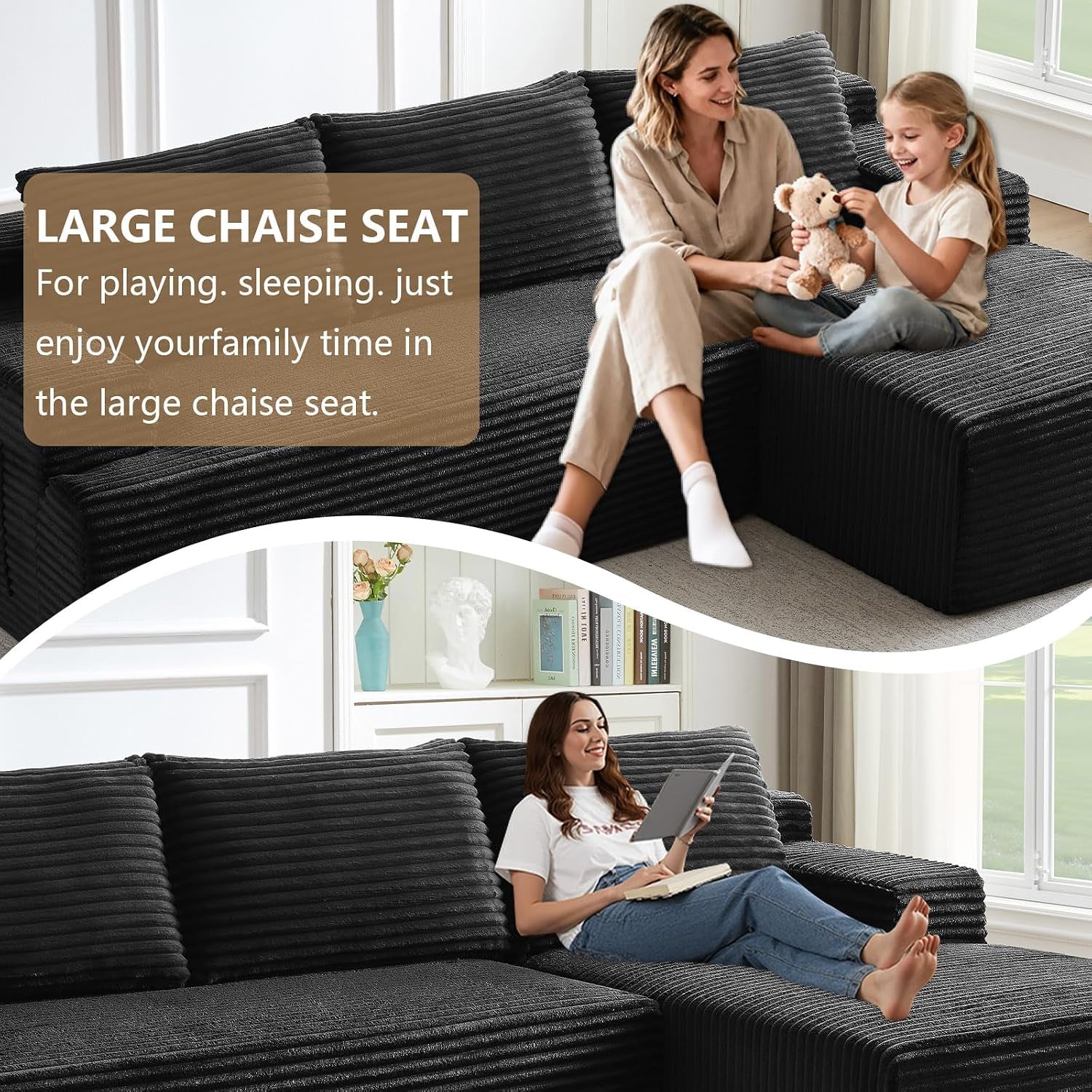 96-modular-sectional-sofa-couches-l-shape-couch-3-seat-modular-sofa-corduroy-memory-foam-sectional-boneless-couches-for-living-room-cloud-couch-with-oversized-chaiseblack-right-facing