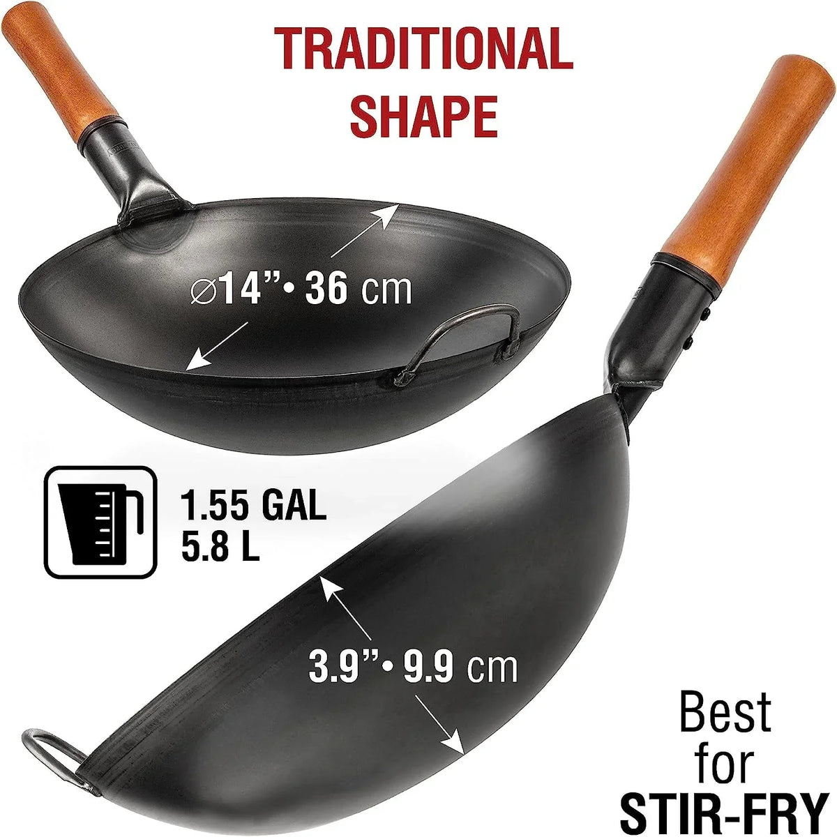 carbon-steel-woks-and-stir-fry-pans-14-17-wok-spatula-and-ladle-reusable-natural-wooden-long-cooking-chopsticks-set-of-3-pairs