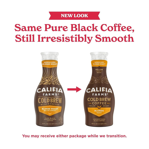 '- Pure Black Blonde Roast Cold Brew Coffee, 48 Oz, 100% Arabica, Plant Based, Vegan, Gluten Free, Non GMO, Sugar Free, Iced Coffee3