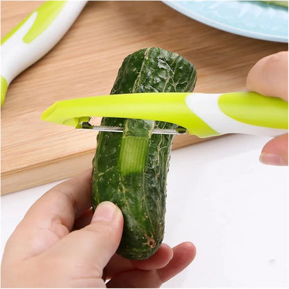 Vegetable Slicer Peeler Knife with Stainless Steel Blade, Carrot Potato Fruit Shred Grater, Kitchen Gadgets Zester Cutter for Daily Meal Prep(3Pcs Set)6
