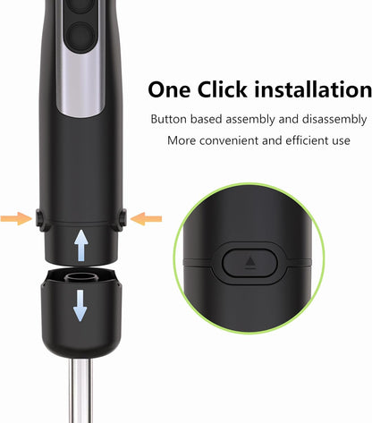 Immersion Blender Handheld for Kitchen, Hand Blender, 12 Speeds & Turbo Mode Electric Stick Hand Mixer for Baby Food, Smoothie, Puree, Soup, Sauces7