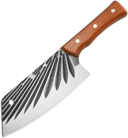 Meat Cleaver, 7 Inch Stainless Steel Kitchen Chef Cleaver Knife Forged Ultra-Sharp Slicing Peeling Meat Vegetable Sushi Cutter Carving Knives1