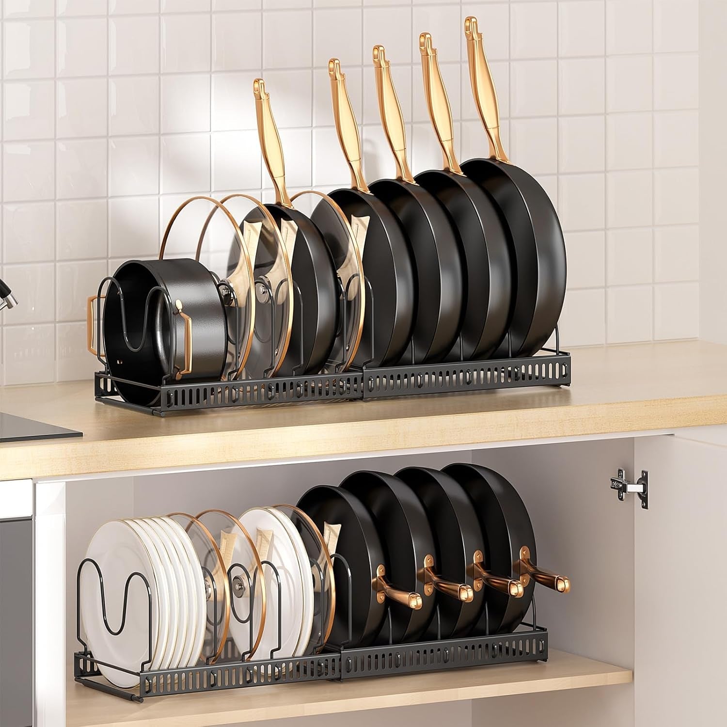 expandable-pot-pan-lid-organizers-inside-cabinet-10-divider-black
