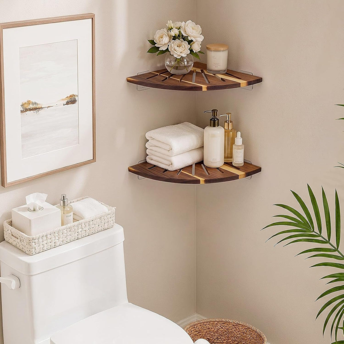 2-pcs-10-acacia-wood-floating-corner-shower-shelf-for-bathroom