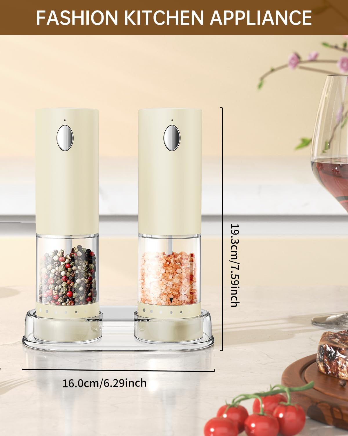 electric-salt-and-pepper-grinder-set-rechargeable-salt-and-pepper-mills-with-storage-base-adjustable-coarseness-and-led-white-light-washable-95ml-container-light-yellow
