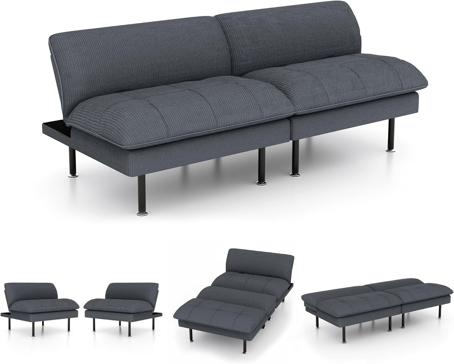 70-futon-sofa-bed-4-in-1-multi-function-couch-sleeper-with-adjustable-backrest-modern-convertible-futon-recliner-small-loveseat-for-living-room-office-grey