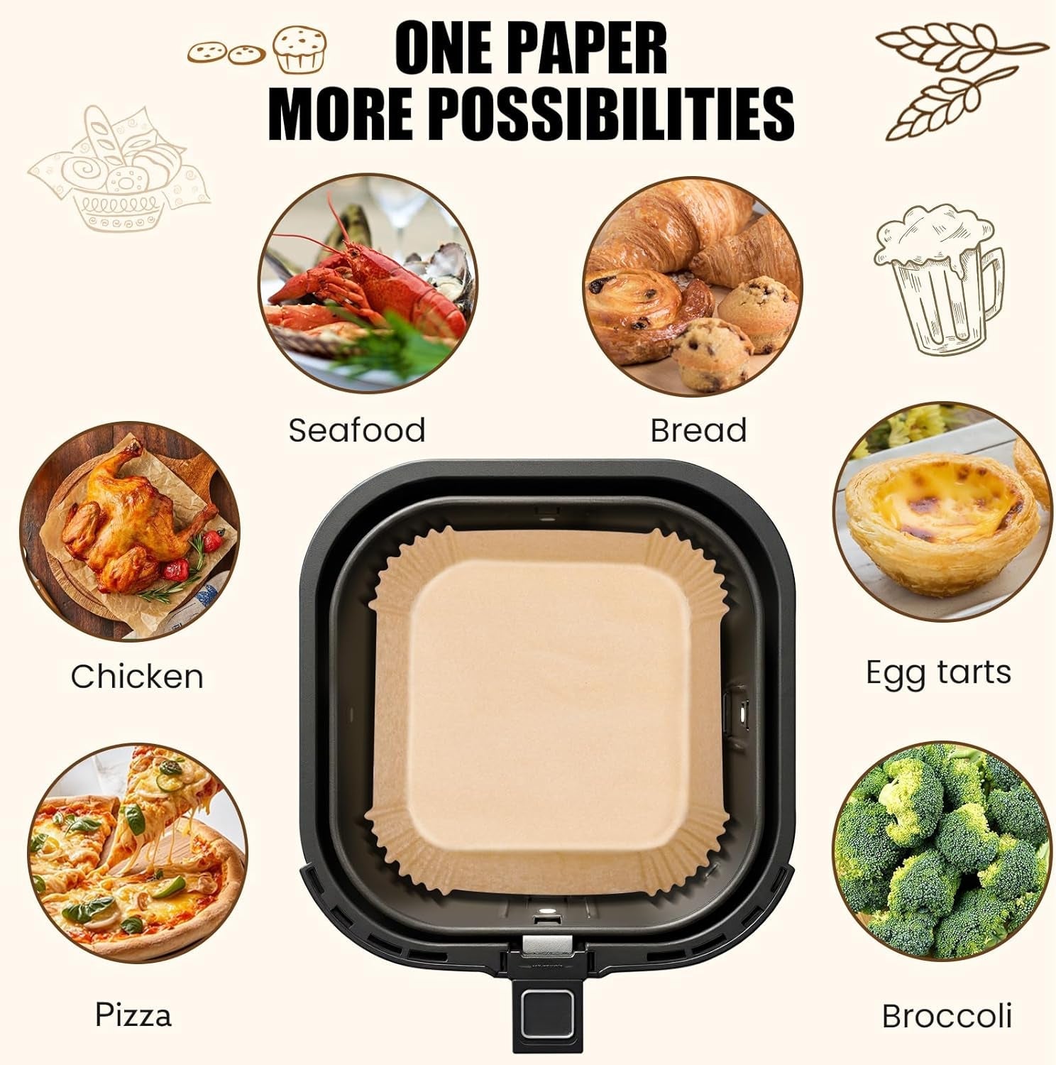 air-fryer-liners-disposable-200pcs-8-inch-airfryer-paper-liners-unbleached-parchment-paper-for-air-fryer-basket-non-stick-air-fryer-accessories-liners-for-baking-parchment-paper-sheets