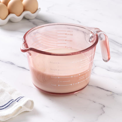 Glass Measuring Cups - Ideal for Cooking and Baking, Pink8