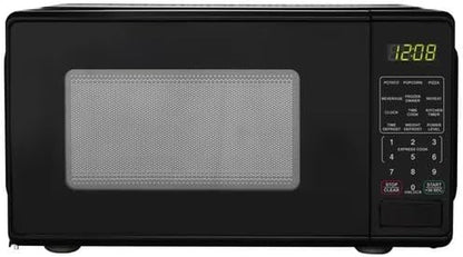 Compact 0.7 Cu Ft Countertop Microwave Oven, 700 Watts Small Microwave for Dorm, Office & Apartment Kitchen, Mini Microwave with Even Heating, One-Touch Popcorn & Defrost.1