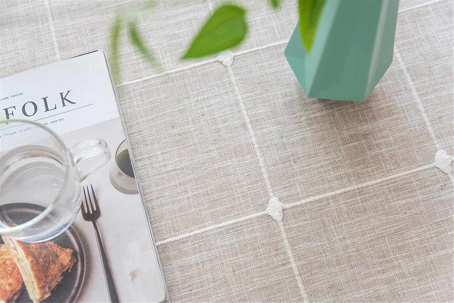 cotton-linen-tablecloth-tassel-stitching-table-cloth-wrinkle-free-farmhouse-table-cover-for-kitchen-dining-party-holiday-square-55x55-4-seats-plaid-beige