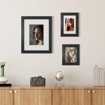 8X10 Picture Frame Set of 12, Modern Gallery Wall Frames, Black7