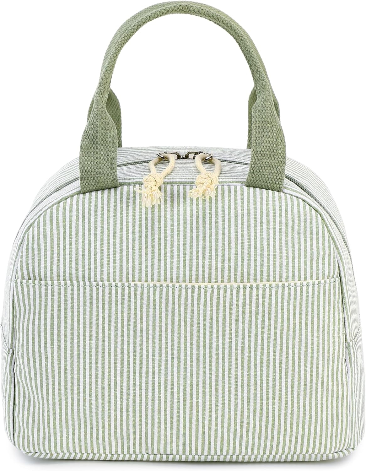 lunch-box-for-women-cute-lunch-bag-reusable-insulated-lunch-bags-large-capacity-lunchbox-cooler-for-work-picnic-or-travel-gifts-a-sage-green-white-stripes-10-x-7-5-x-8-inches