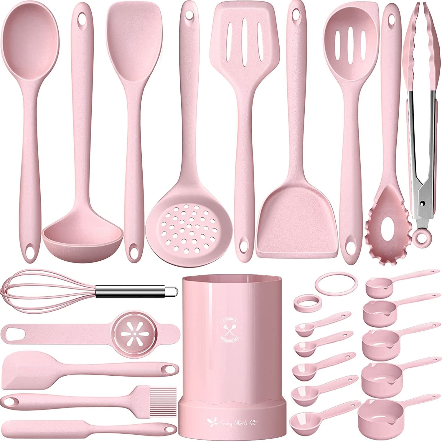 silicone-cooking-utensils-set-pink-heat-resistant-kitchen-utensils-kitchen-utensil-spatula-with-holder-bpa-free-kitchen-gadgets-tools-set-for-nonstick-cookware-dishwasher-safe