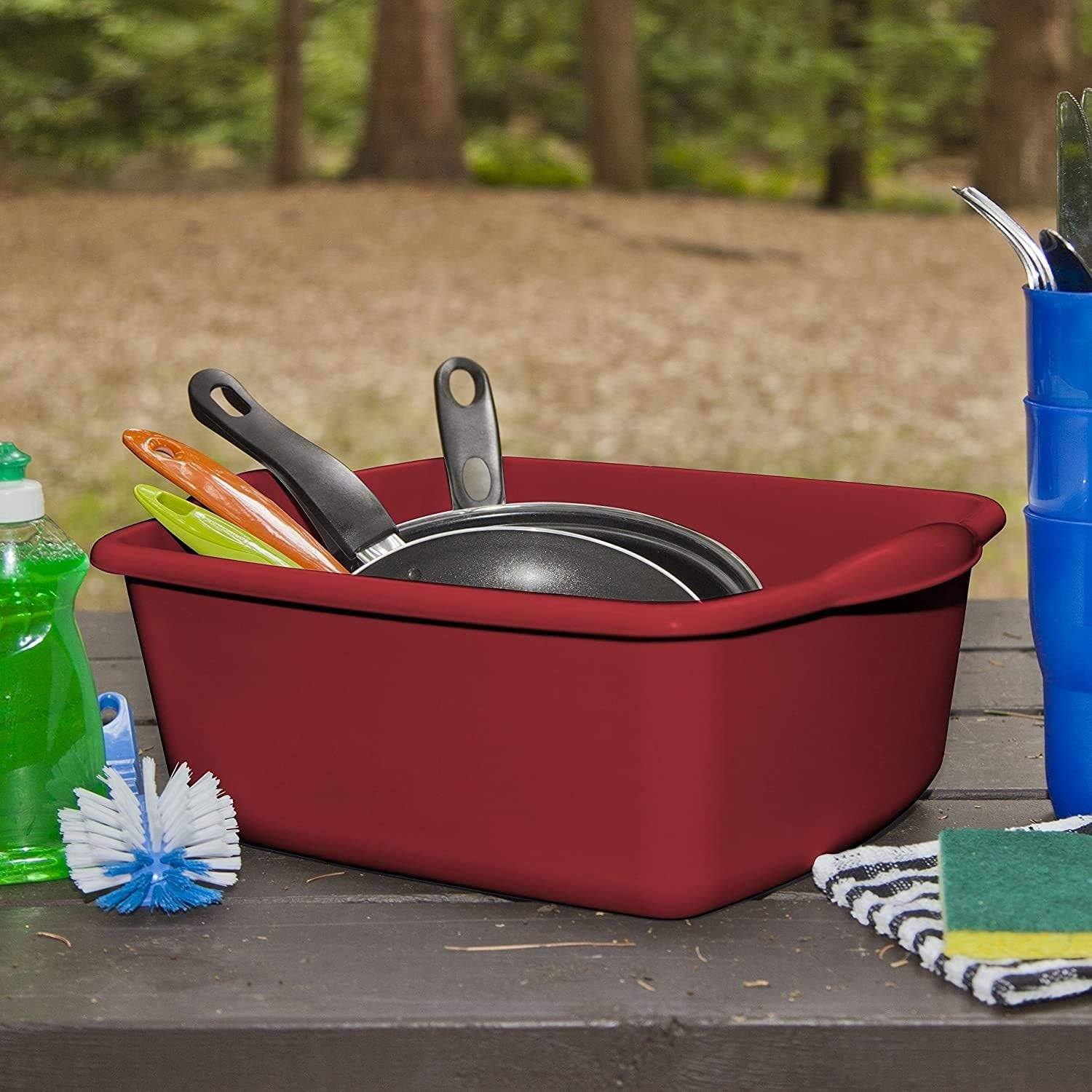 sterlite-12-quart-dishpan-basin-multi-purpose-15-3-4-x-12-1-2-x-6-red-1-pack