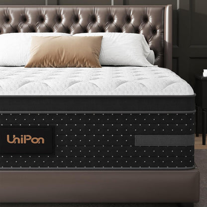 Firm Twin Mattress 12 Inch, Twin Size Hybrid Mattresses in a Box with Back and Lumbar Hip Support, Fiberglass Free, Certipur-Us Certified-365 Nights Trial & 10 Years Warranty8