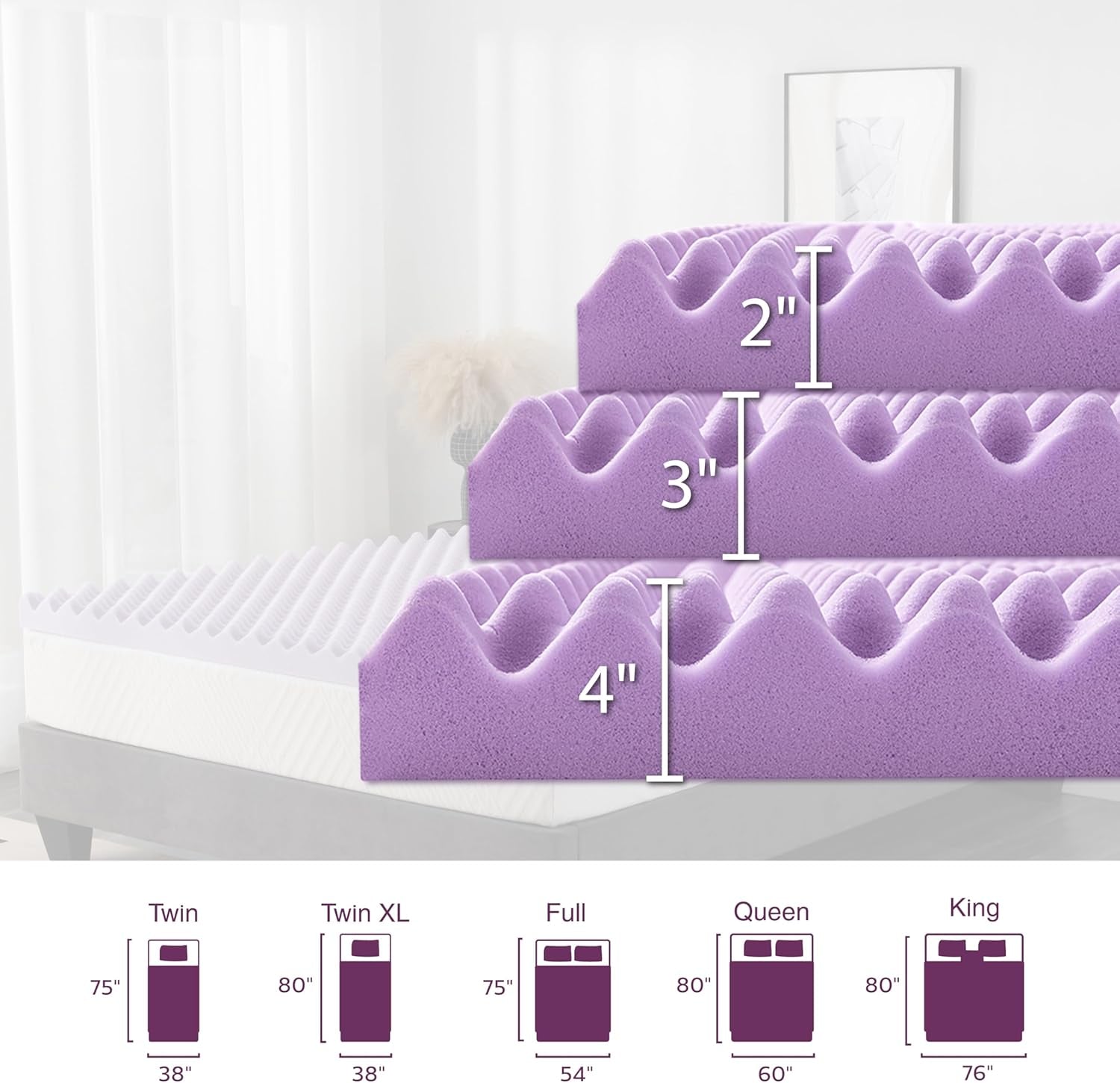 3-inch-egg-crate-twin-memory-foam-mattress-topper-cooling-gel-infused-foam-mattress-topper-for-pressure-relief-certipur-us-certified-twin-bed-topper-purple-38-75-lavender-scent-gel-infused-foam-mattress-topper-for-pressure-relief-certipur-us-certified-twin-bed-topper-purple-38-75