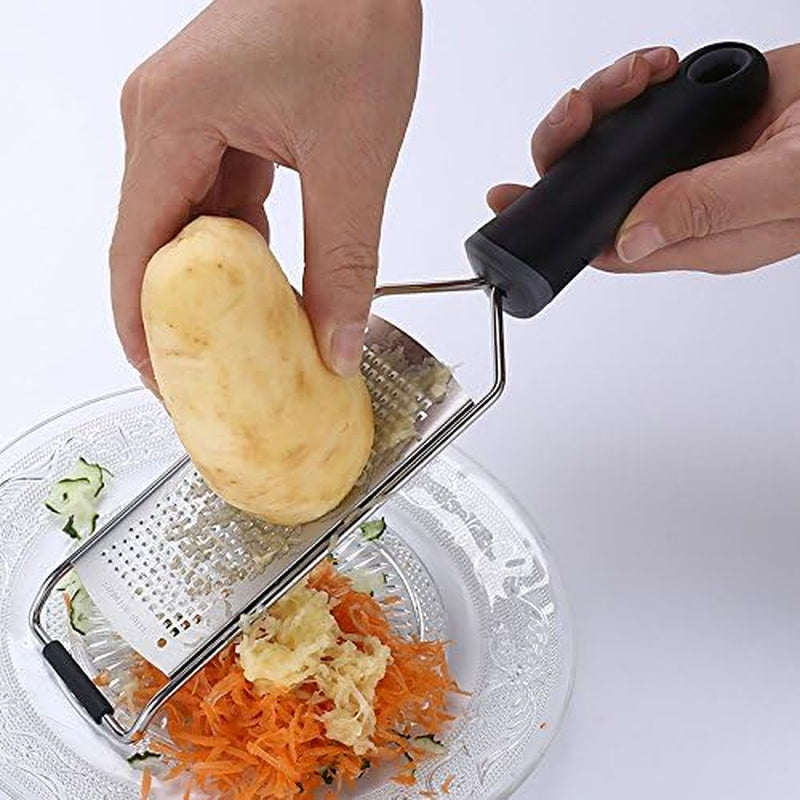 wide-lemon-zester-cheese-grater-18-8-stainless-steel-with-cover-black