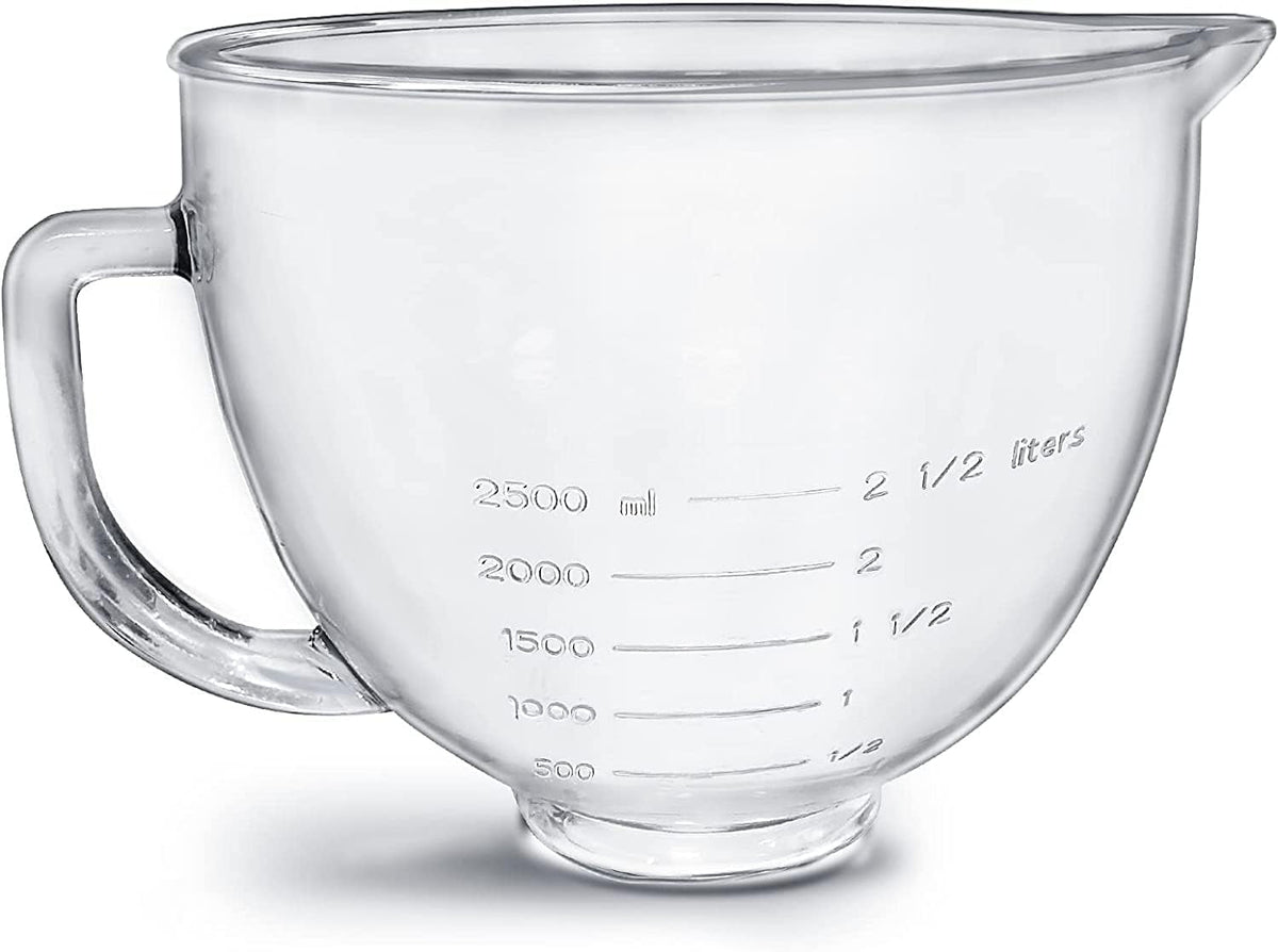 tilt-head-stand-mixer-glass-bowl-5-qt-compatible-with-kitchenaid-artisan-5ksm125-5ksm150-5ksm175-5ksm7580-ksm150-rrk150-k45-k45ss-ksm75-ksm90-ksm95-classic-without-lid