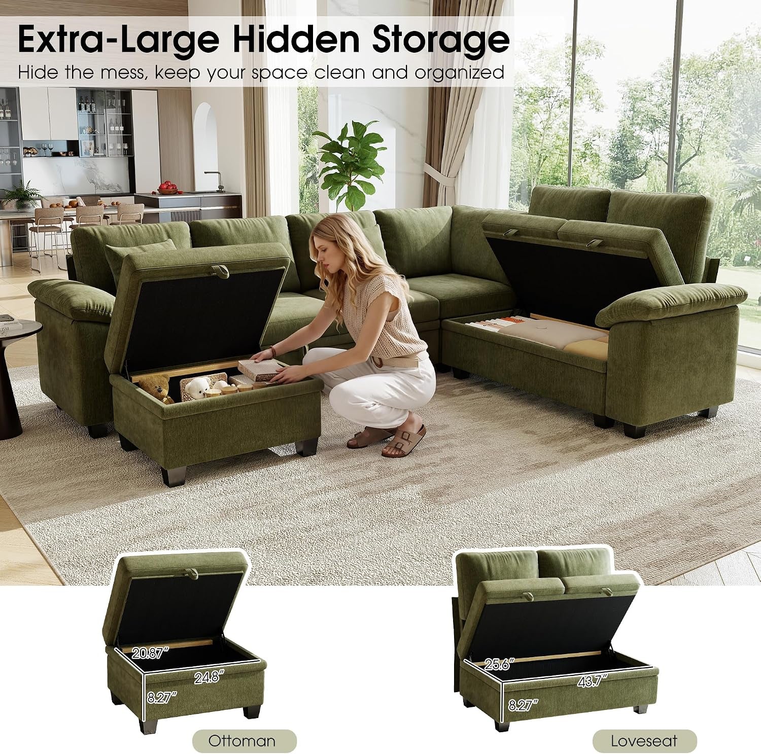 107-8-modular-sectional-sleeper-sofa-with-pull-out-bed-u-shaped-7-seat-couch-with-221l-storage-convertible-cloud-couch-bed-with-ottoman-sectional-couches-for-living-room-apartment-green