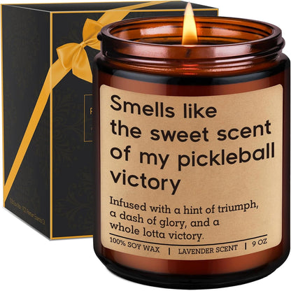 Candle, Pickleball Gifts for Women, Men - Pickle Ball Accessories1