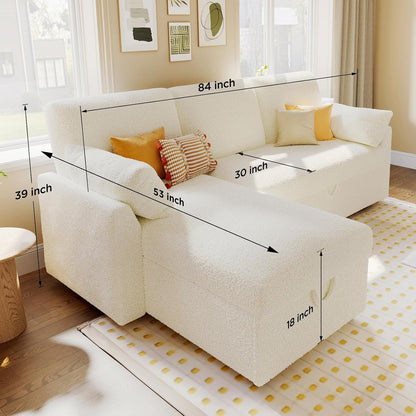 Sofa Bed, Sleeper Sofa with Storage, Convertible Sofa,Pull Out Couch2