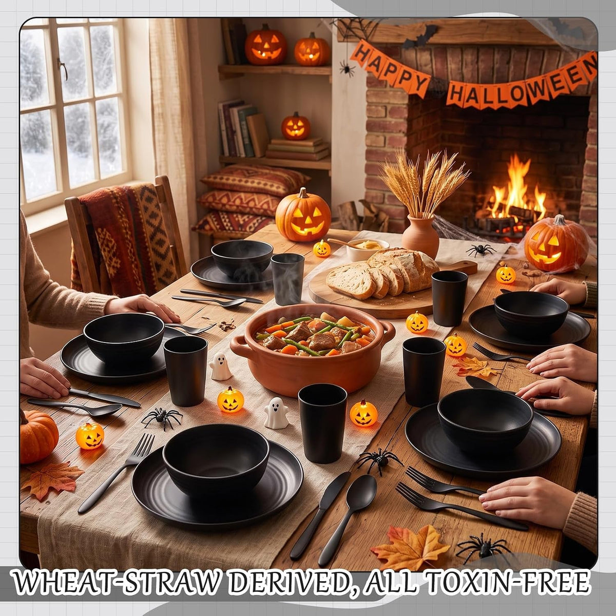 72-pcs-wheat-straw-dinnerware-sets-black