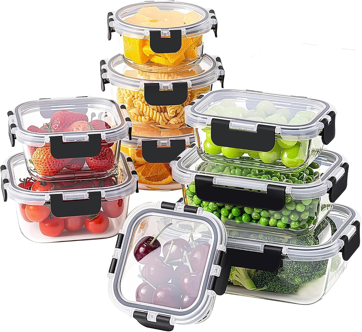 18-piece-glass-food-storage-containers-with-snap-locking-lids-for-meal-prep
