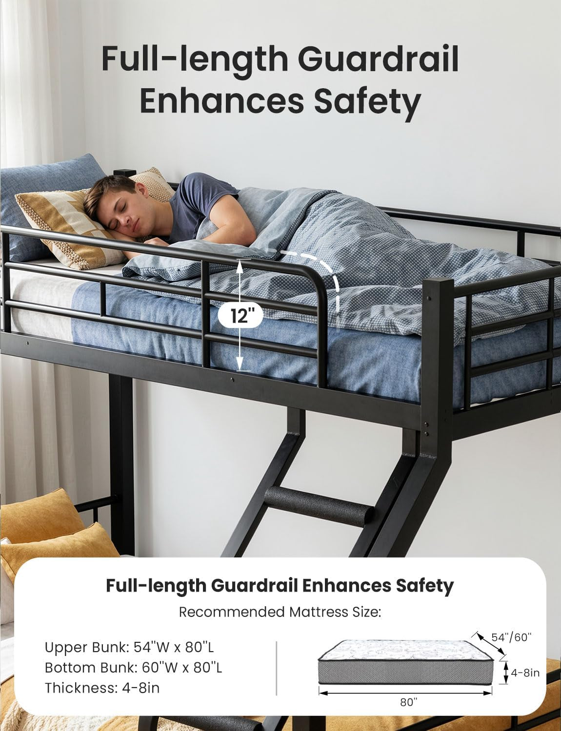 twin-xl-over-queen-bunk-bed-heavy-duty-bed-frame-with-guardrails-ladder