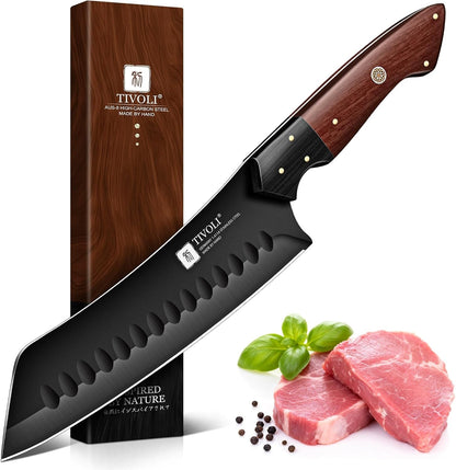 Santoku Knife 7 Inch - Japanese Chef Knife for Fish - Bunka Knives1