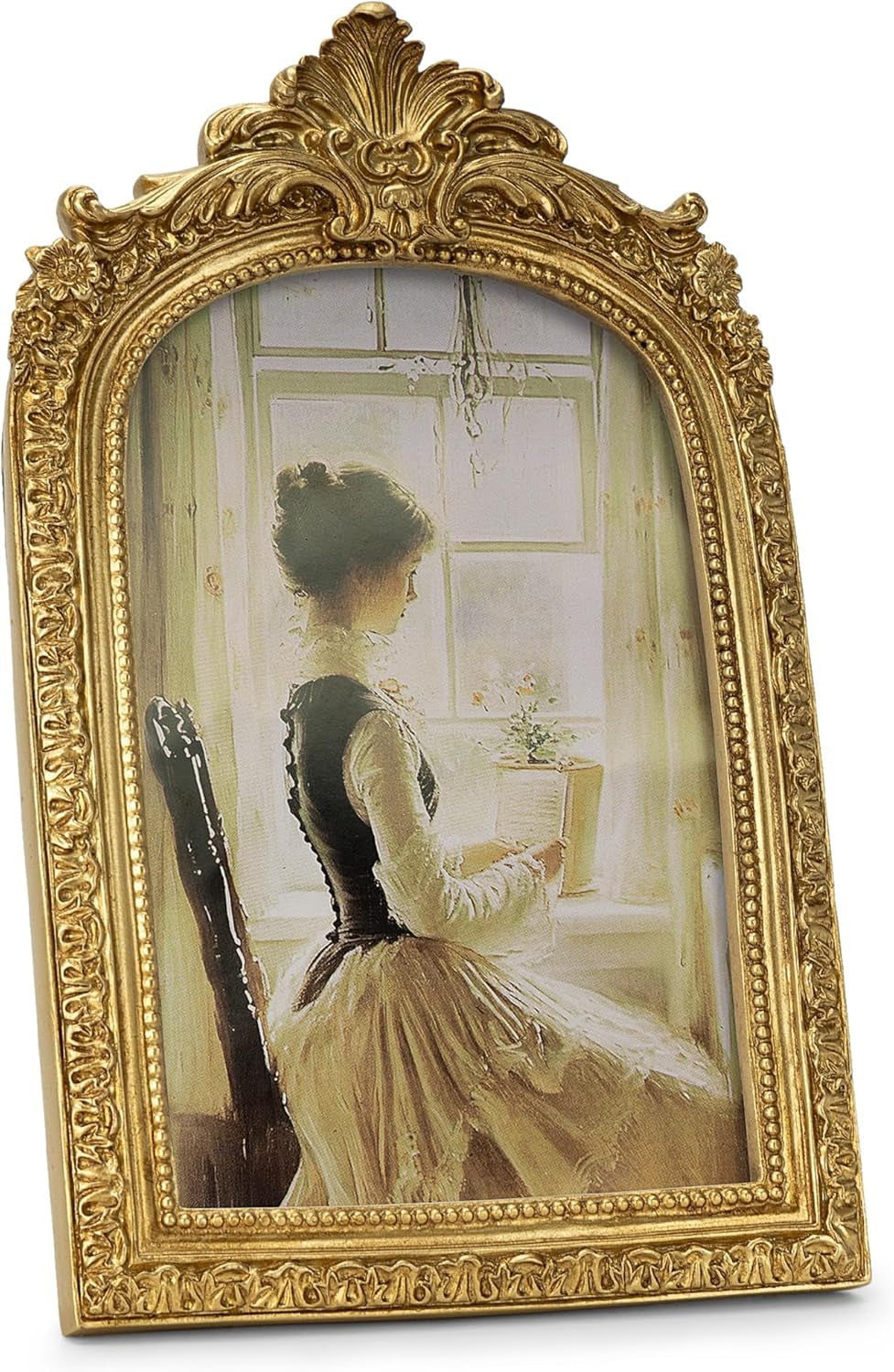 vintage-picture-frame-gold-vintage-arched-frame-gold-4x6-inch