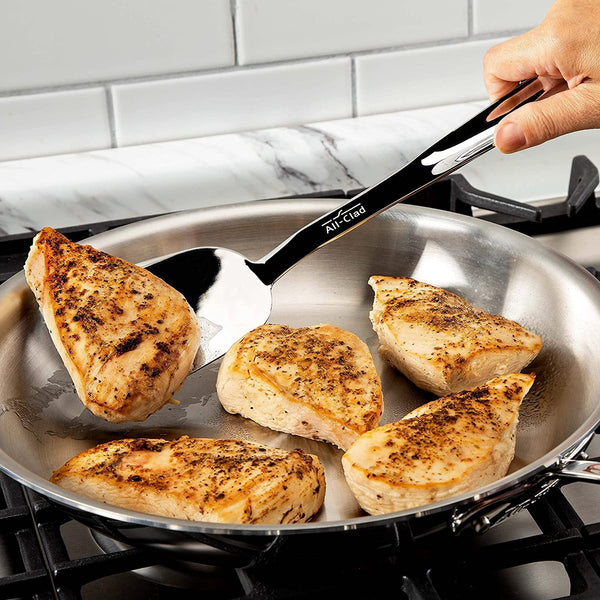 All-Clad Stainless Steel 13-Inch Slotted Turner, Kitchen Tools2