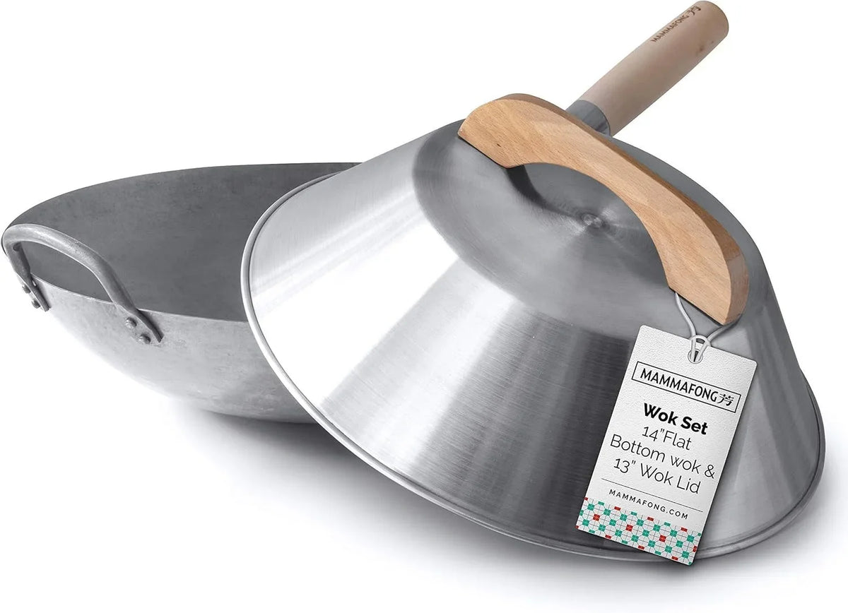 flat-bottom-wok-with-lid-hand-hammered-carbon-steel-wok-set-14