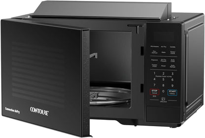 Air Fry Convection Microwave, 0.9 Cu Ft, Black | 900W Microwave with 1200W Grill and Convection Cooking, LED Touch Controls, 10.5 in Turntable, Trim Kit Sold Separately2