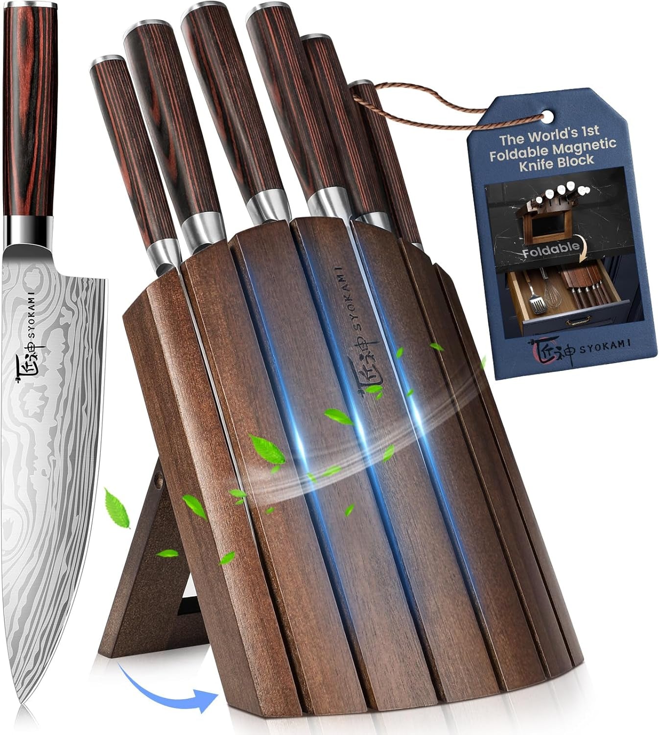 2026-upgrade-kitchen-knife-set-foldable-magnetic-acacia-wood-block
