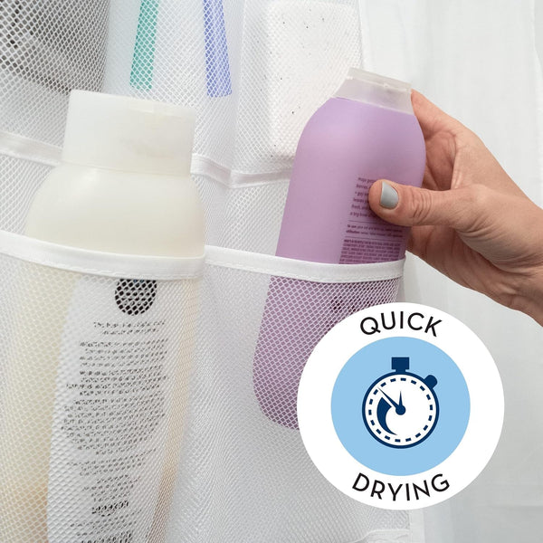 Shower Organizer and Caddy, 2 Pack, 14" X 30", White4